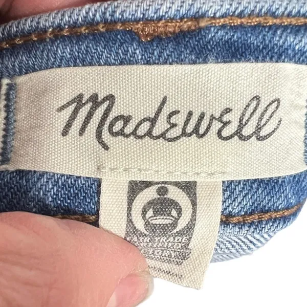 Madewell‎ Women's High-Rise Slim Boyjean Summit Wash Size 26 Denim Casual - Image 3