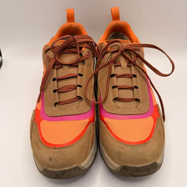 Teva Geotrecca Low PR Hiking Shoes Orange Pink Tan Waterproof Sneaker Women 9 - Image 3