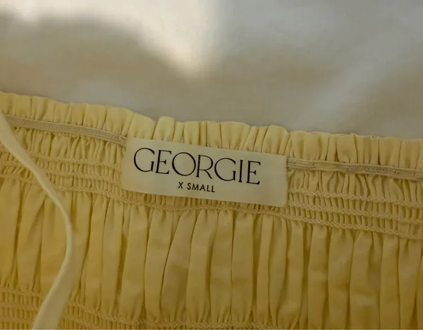 Georgie Midi Dress Yellow Size XS - Image 4