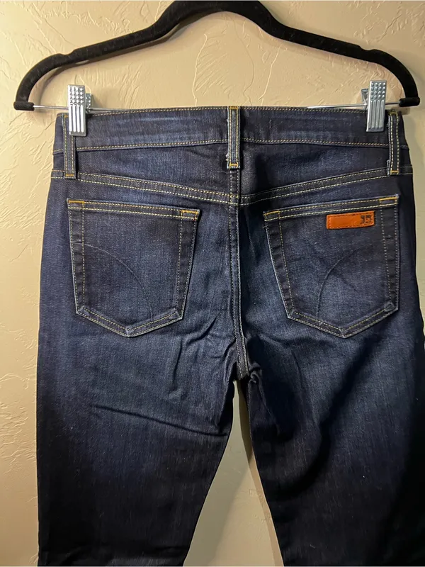 Joe’s Jeans Starlet Slim Mini Bootcut Victoria Wash Dark Denim Jeans - Image 8