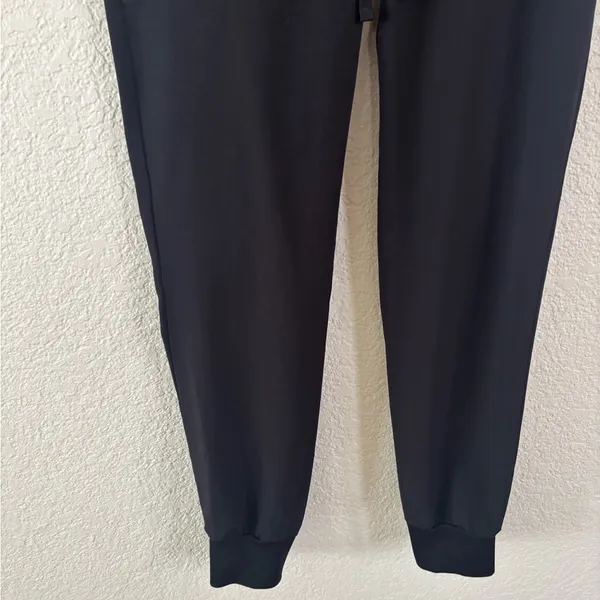 Cherokee Black Scrub Joggers Elastic Waistband Tapered Fit - Image 4