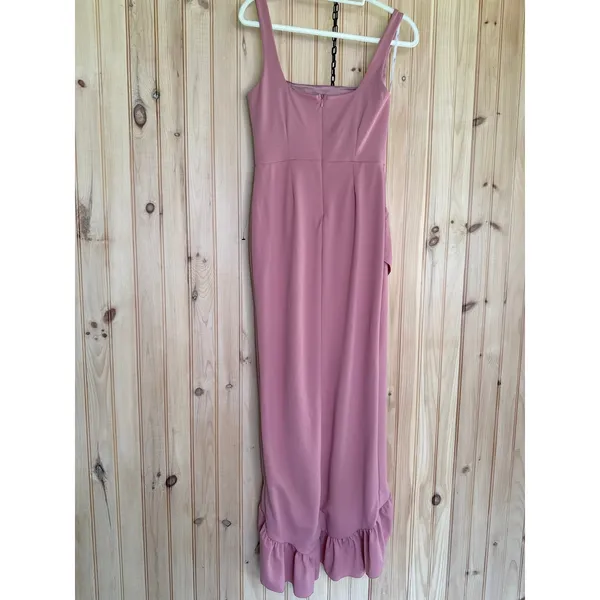 NWOT Lulus Immaculate Excellence Pink Sleeveless Ruffled Tulip Maxi Dress Size M - Image 6