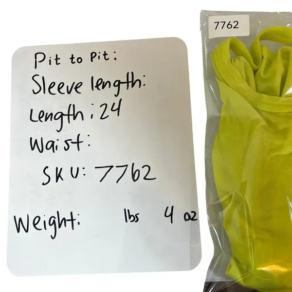 Free People Movement No Sweat Tank Top Twist Open Back Neon Lime Activewear XS - Image 9