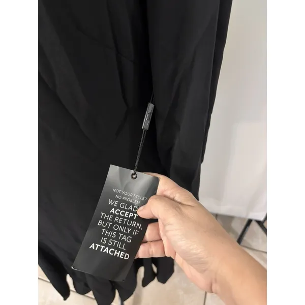 White House Black Market whbm womens coctel Dress LBD sz 12 business casual nwt - Image 4