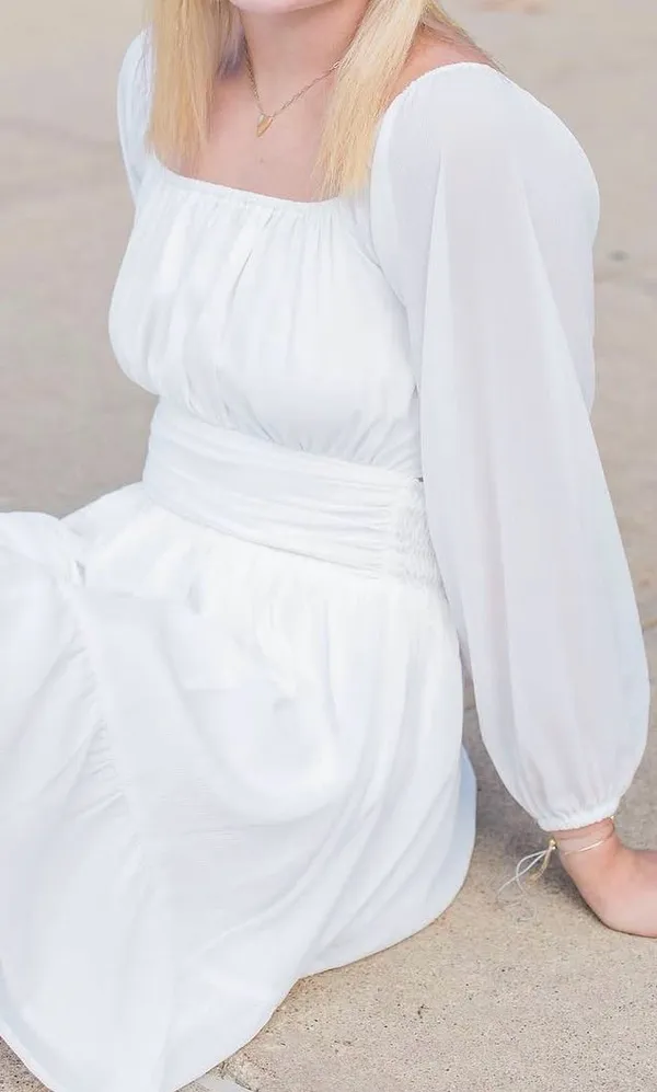 Amazon Dress Mini White - Image 7