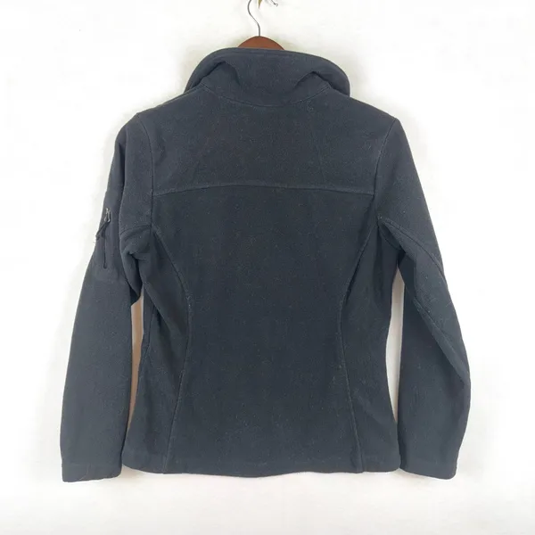 Columbia Fast Trek II Fleece Jacket Women Small Black Full Zip Soft Gorpcore - Image 4