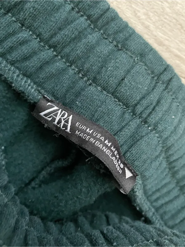 Zara Forest Green Cargo Jogger Pants - Women - Image 2