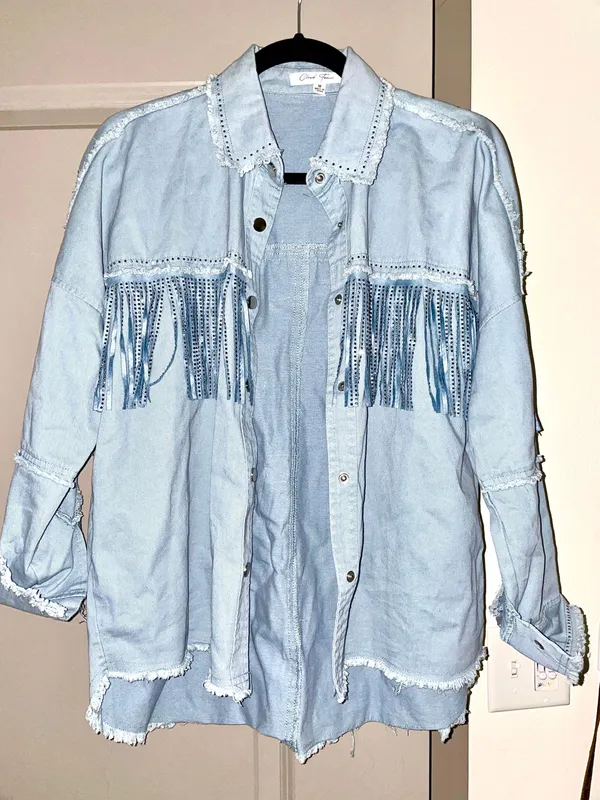 Rhinestone Fringe Jacket  - Image 2