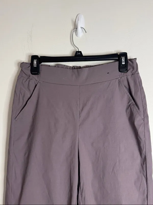 Modern Ambition Slim Straight Lavender-Taupe Track Pants size S - Image 3
