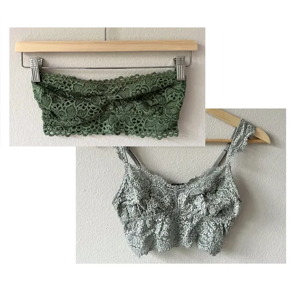 Set of 2 Aerie Longline Lace Bralettes - Image 2