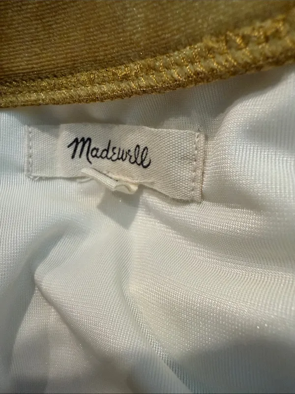 MADEWELL velvet baseball tee - Image 5