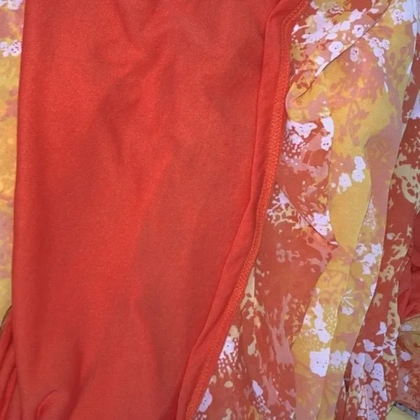 Umgee small orange & yellow maxi dress - Image 7