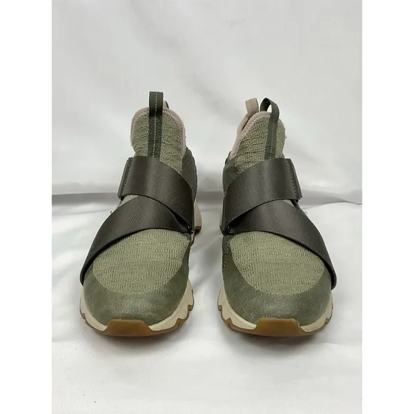 Sorel Kinetic Sneak Slip-On Cross Strap Alpine Tundra Olive Green Sz 9 Sneakers - Image 2