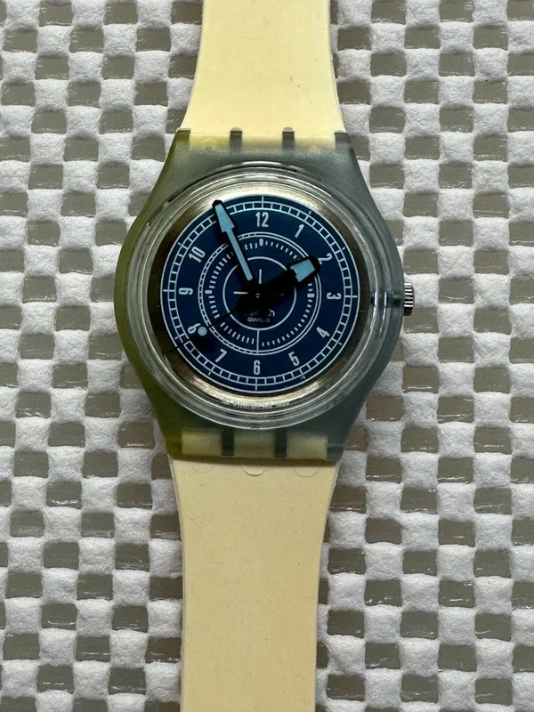 Swatch Watch Blue Jacket SKN104 Vintage 1999/2000 - Image 3