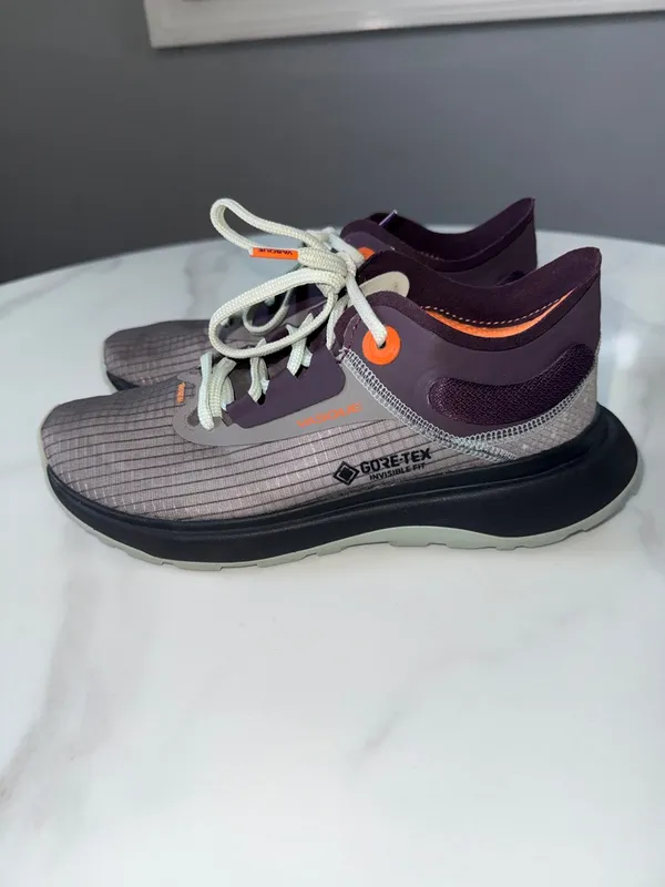Vasque Trail Runner Sneaker in Purple with Orange Highlights Size 6.5 - Image 4