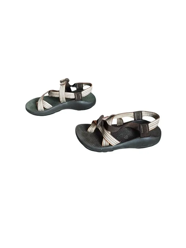 Chacos Brown and Orange Sandals - Image 5