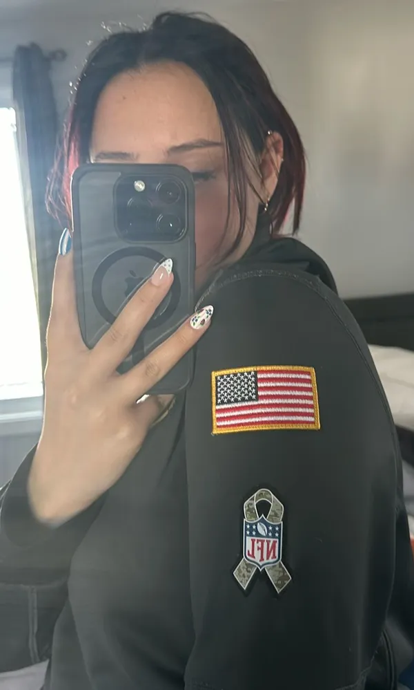 Jets salute to service hoodie - Image 4