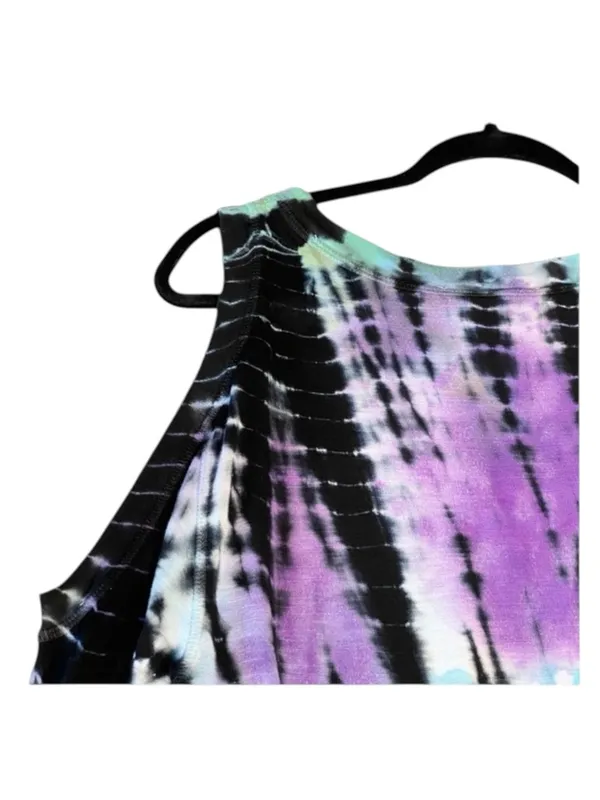 YFB Young Fabulous & Broke ☀︎︎ Cold Shoulder Pullover ☀︎ Multi Tie Dye ☀︎ Medium - Image 9