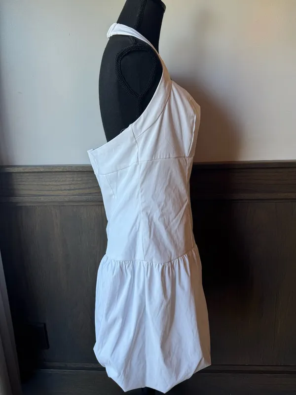 wild fable White Halter Babydoll Mini Dress XL NWT - Image 6