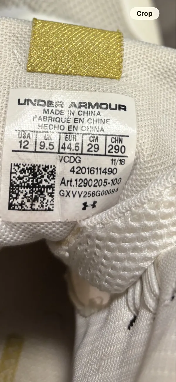 Under Armour high top Sneakers Sz.12 - Image 8