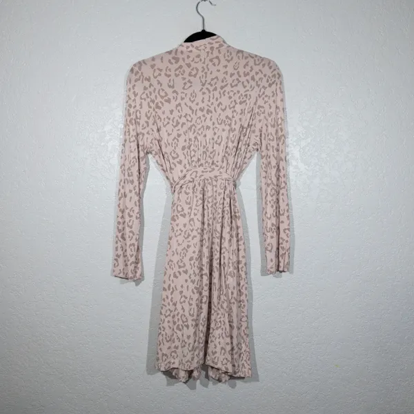 Kyte Baby New Blush Pink Leopard Print Lounge Robe Size XS/Small - Image 8