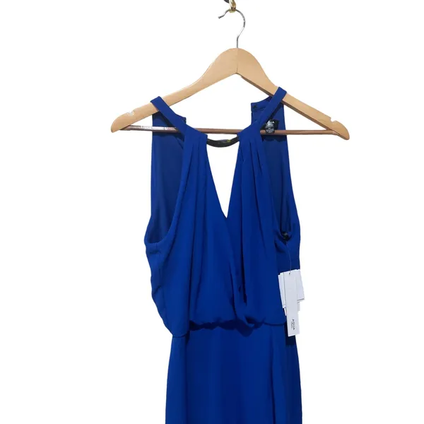 AQUA‎ Midi Crepe Ruffle Dress Size 0 - Image 3