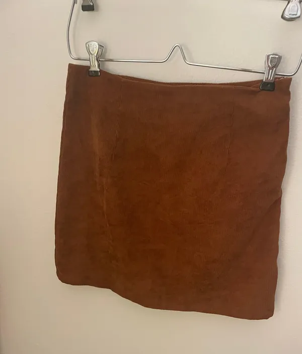 Brown Mini Skirt - Image 2