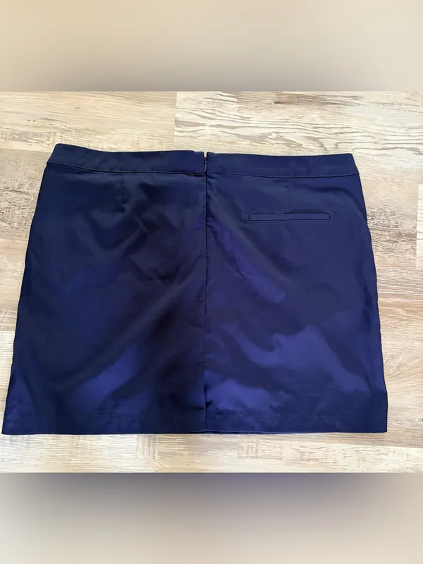 PGA TOUR Women's Navy Blue Golf Skort Size 18 Active Athletic Skirt with Pockets - Image 2