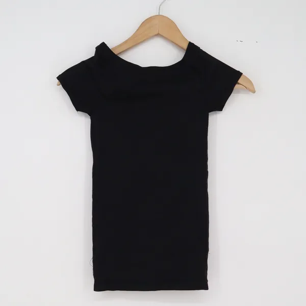 Aeropostale Top Womens XS Seriously Soft Sculpt Black Square Neck Slim Excellent - Image 4