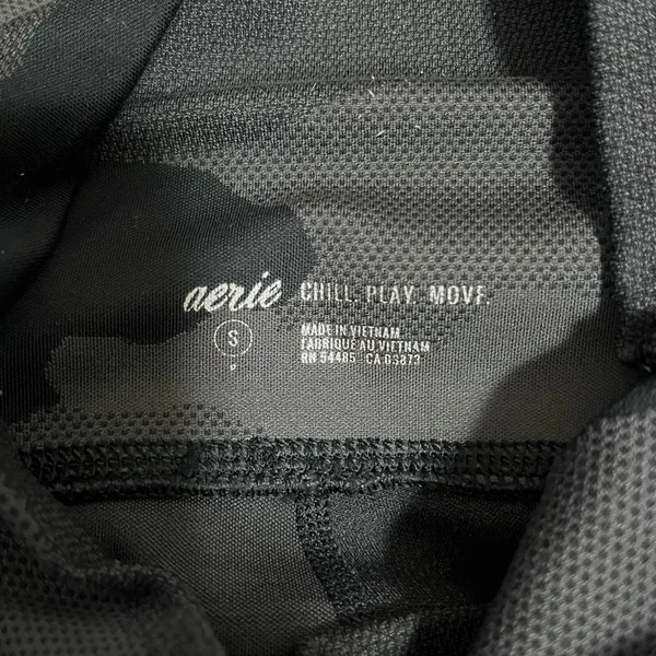 AERIE CHILL PLAY MOVE Camo Leggings 26” Women’s Pants Sz Small. EUC - Image 7