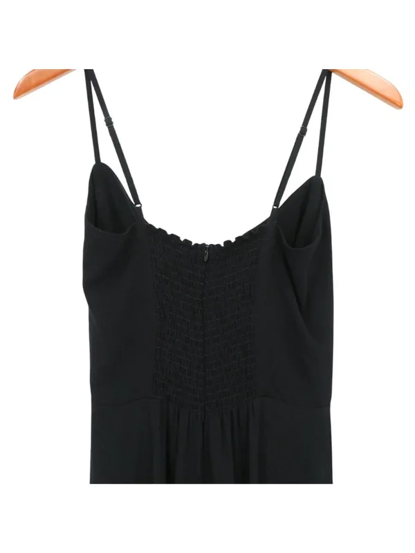 Reformation Gilda Jumpsuit Black Sleeveless Wide Leg 6 - Image 10