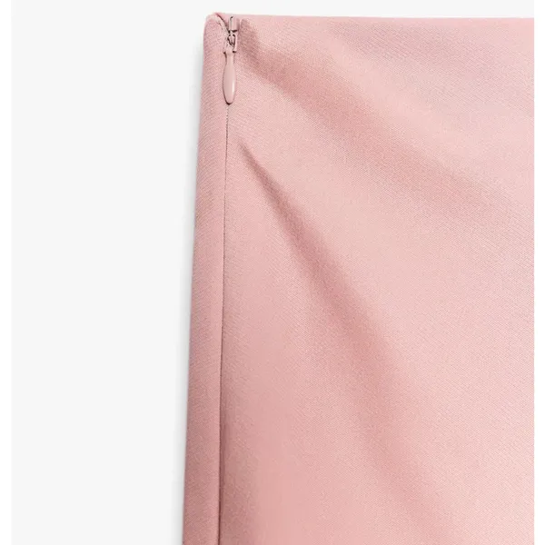Zara NWT satin pink midi skirt - Image 10