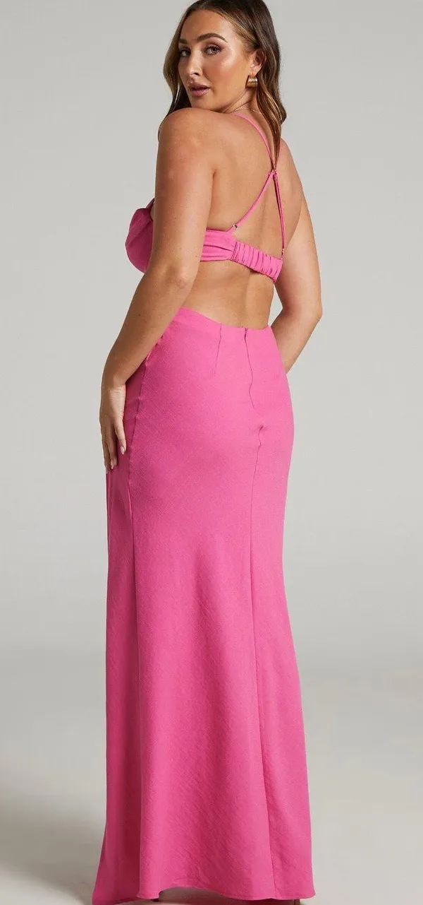 Showpo Pink Formal Dress - Image 3