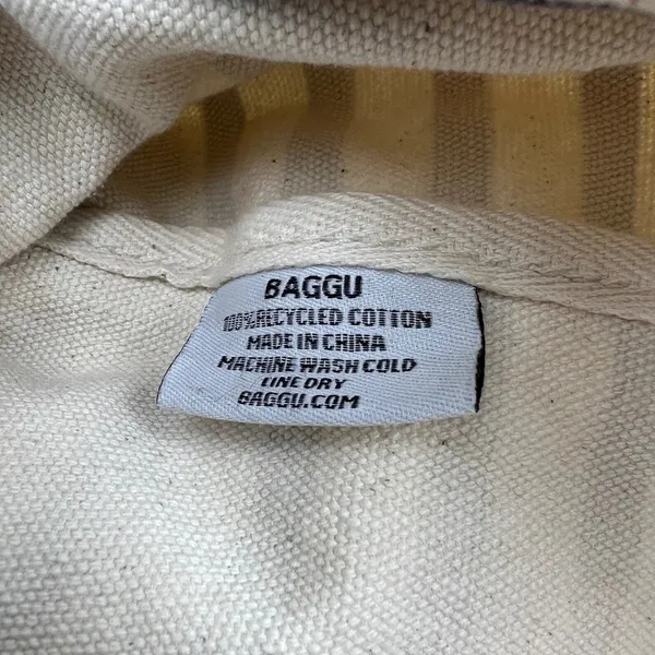 Baggu Duck Bag Stripe Canvas Tote Bag - Image 3