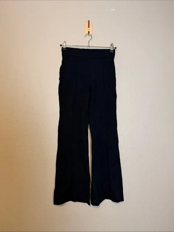 Spanx Ponte Knit High Rise Flare Leg Pants Black Size XS - Image 4