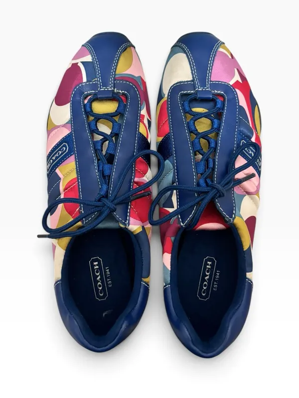 Coach "Kirby" Multi-Color Pop C Print Sneaker (Size 10M) - Image 4
