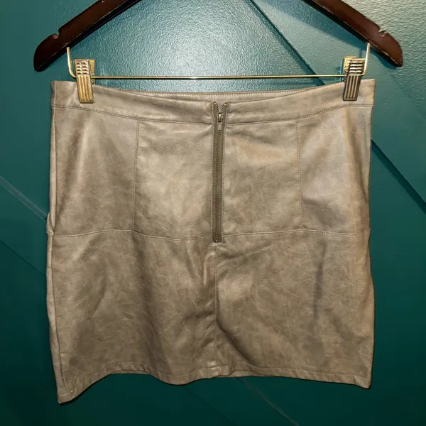 Windsor Tan Mini Skirt - Image 2