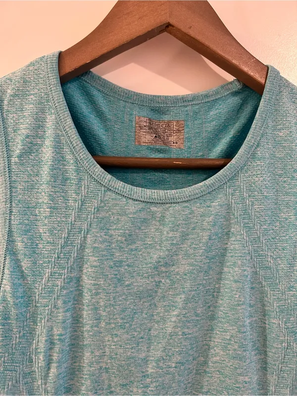 Athleta Fastest Track Tank Top Turquoise Blue Size XS - Image 2