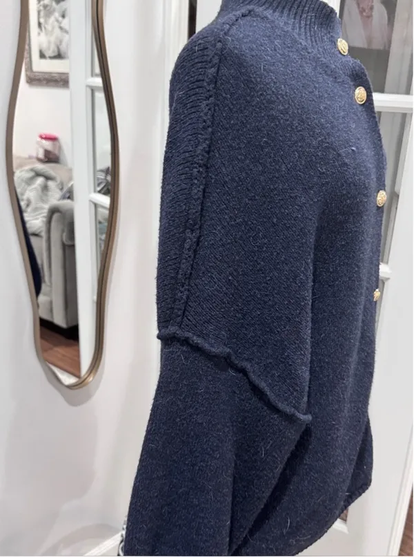 Pretty Garden Button Up Collar Cardigan Sweater - Image 6