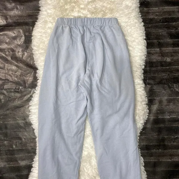 Light Blue Jogger Brandy Melville Cuffed Rosa Soft Sweatpants Pockets Y2k Cozy - Image 7
