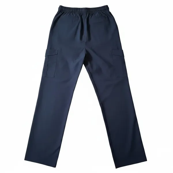 Dagacci Navy Blue Scrubs Bottom Pants, S - Image 6