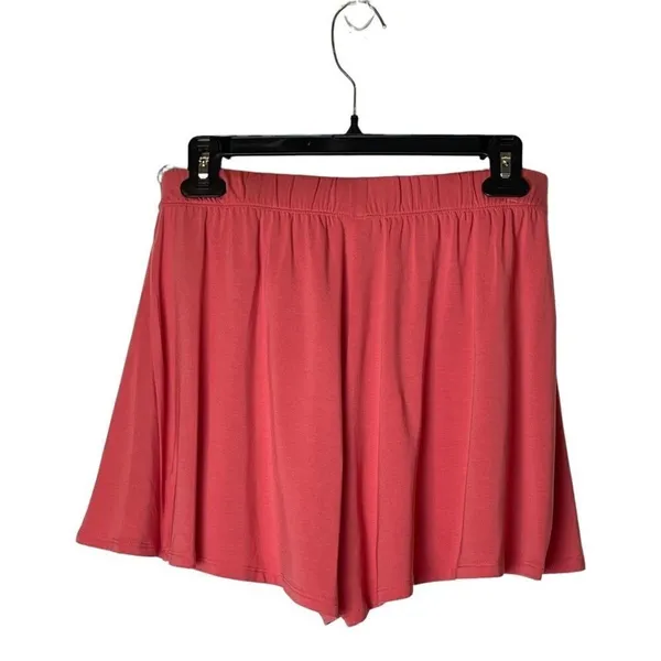 Tart Collections‎ Pink Coral Elastic Waist Wrap Tie Front Cody Shorts Size S - Image 2