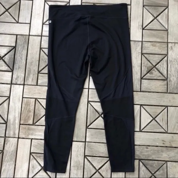 Fabletics Demi Lovato Black Side Mesh Leggings Size 1X - Image 5