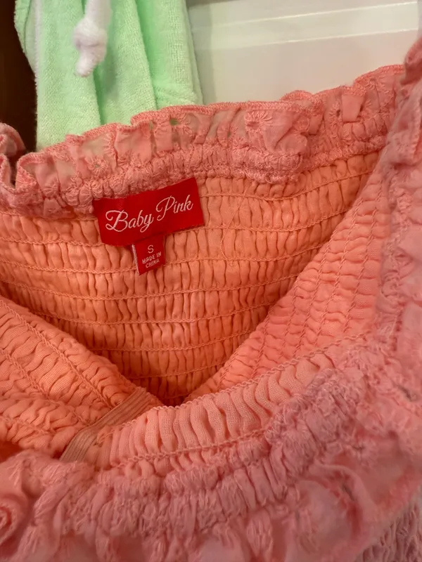 Pink babydoll dress with ruffles - Image 4