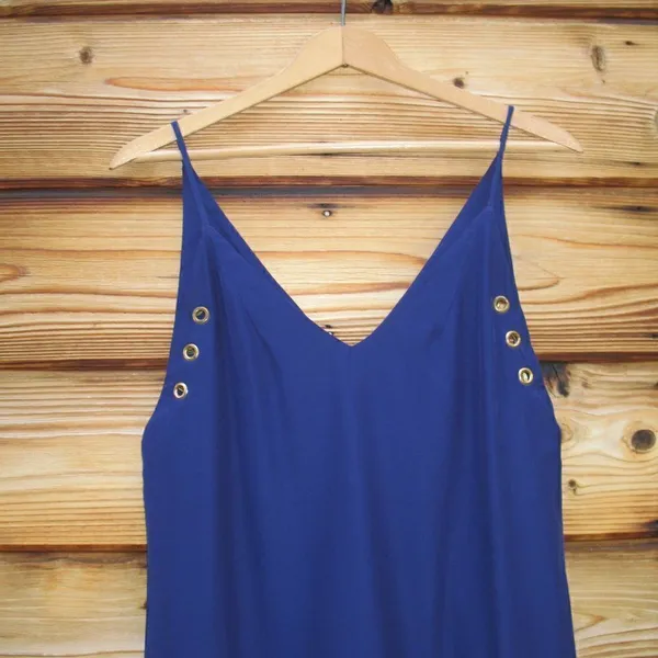 Amanda Uprichard Blue Silk Top - Image 3