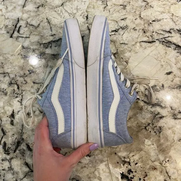 Vans Old Skool Blue Sneakers‎ Women’s size 8 - Image 7