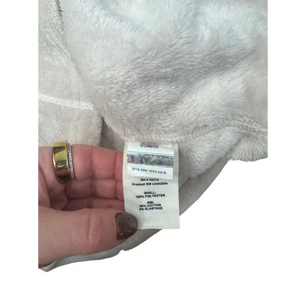 UGG Women's Small Plush‎ Fleece Pullover Soft Cozy Loungewear Long Sleeve Cream - Image 4