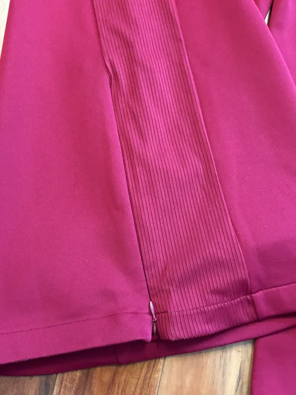 Adidas Pants Womens XL Red Wide Leg AeroReady Sweatpants Polyester Athleisure - Image 11
