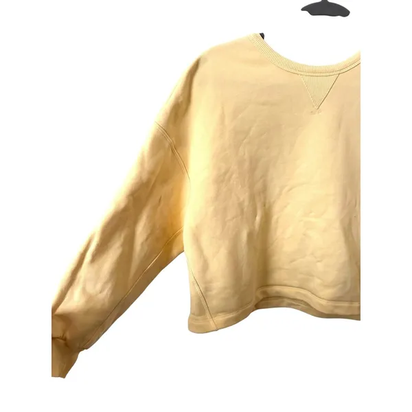 AG Roselle Crewneck Sweatshirt Yellow Small - Image 4