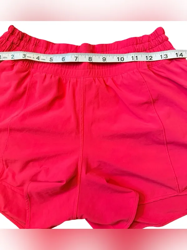Lululemon Hotty Hot High-Rise Lined Shorts 4” Pink Size 8 - Image 9